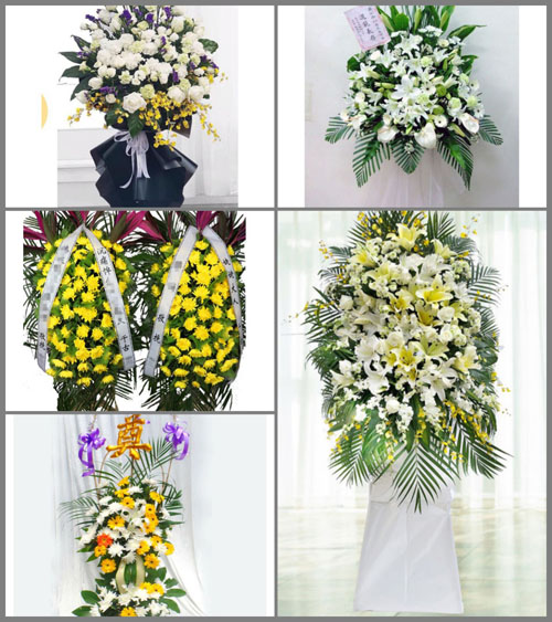 江苏苏州常熟市虞山镇荷花社区白事花篮预定