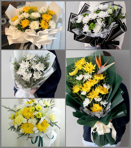 江苏苏州常熟市虞山镇荷花社区白事花束代送